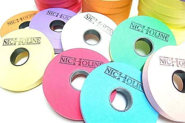 เทปกระดาษสีไฟเบอร์โรล NICHOLINE Fiber Roll สำหรับแยกผ้าซัก - 1