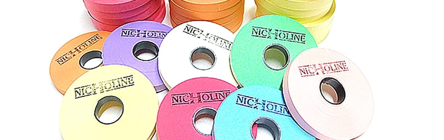 เทปกระดาษสีไฟเบอร์โรล NICHOLINE Fiber Roll สำหรับแยกผ้าซัก - 2
