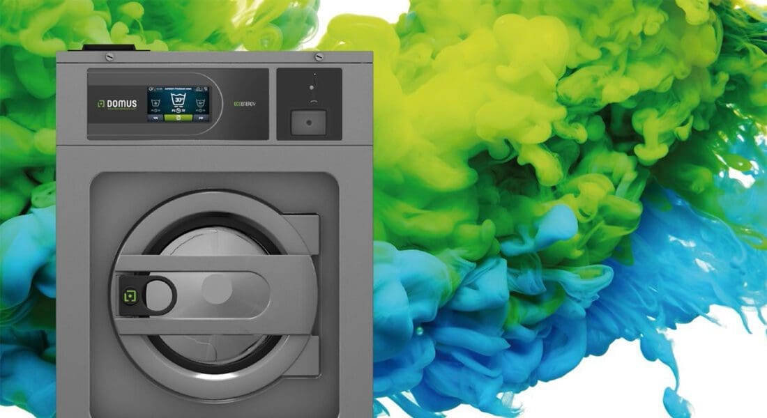 เครื่องซักผ้าอุตสาหกรรมแบบหยอดเหรียญ DOMUS DLS-DMS-DHS