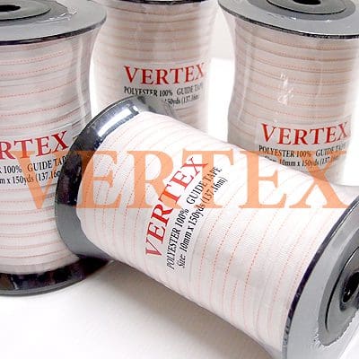 ริบบิ้นไกด์เทป 10mm VERTEX Ribbon Guide Tape เครื่องรีดผ้า