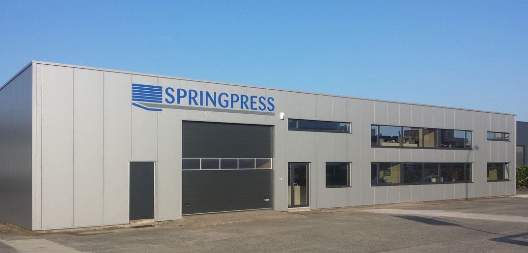 โรงงานผู้ผลิตสปริงหุ้มลูกกลิ้งเครื่องรีดผ้าแบบกระทะ SPRINGPRESS