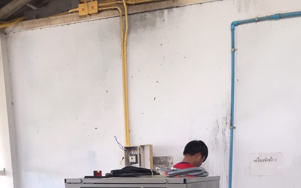 งานติดตั้ง เครื่องซักสลัดผ้าอุตสาหกรรม DOMUS - 65053102 - 4