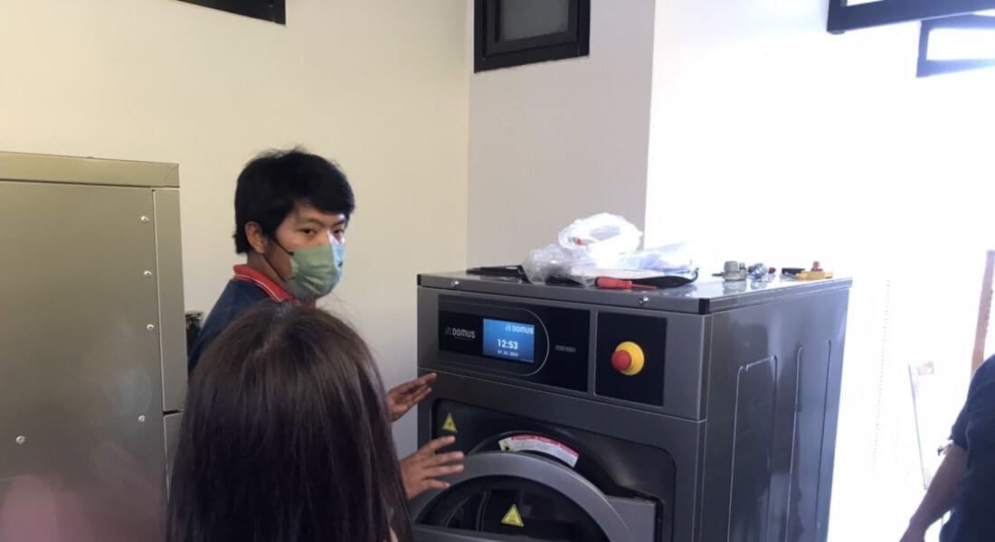 งานติดตั้ง เครื่องซักสลัดผ้าอุตสาหกรรม เครื่องอบผ้าอุตสาหกรรม DOMUS - 66020701 - 7