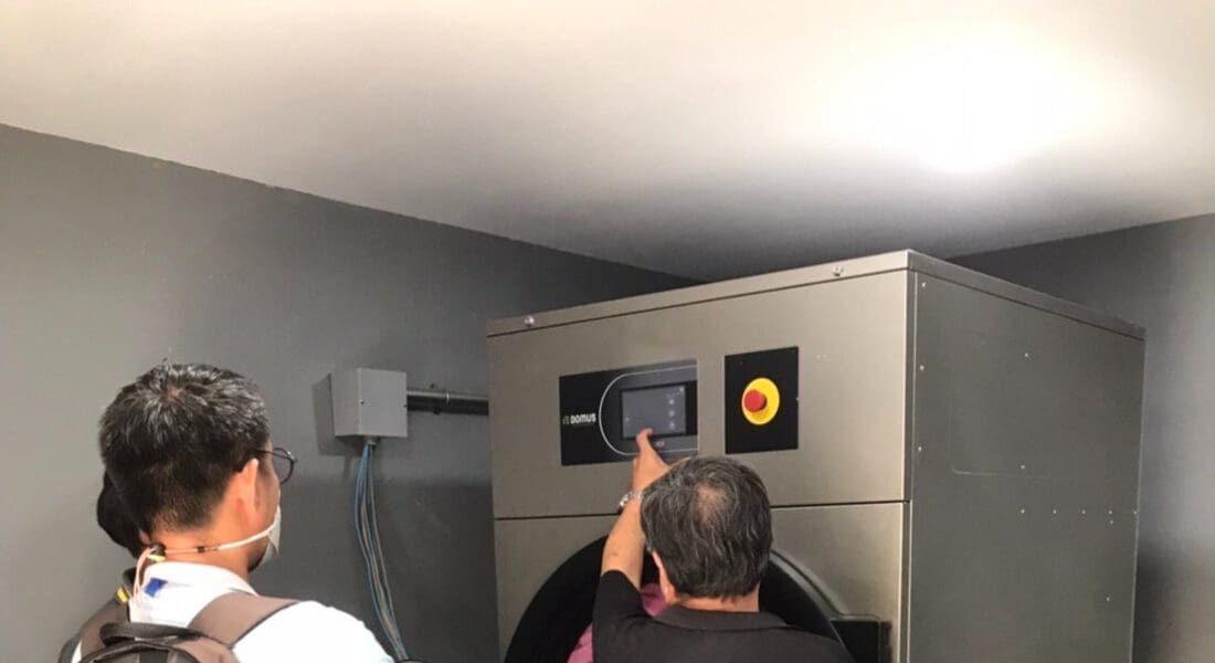 งานติดตั้ง เครื่องอบผ้าอุตสาหกรรม DOMUS - 2