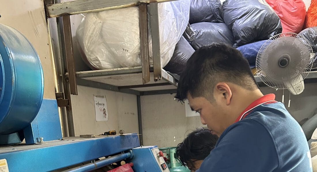 66061501 - สายพานป้อนผ้า สายพานรีดผ้า NICHOLINE เครื่องรีดผ้า IMAGE - 12