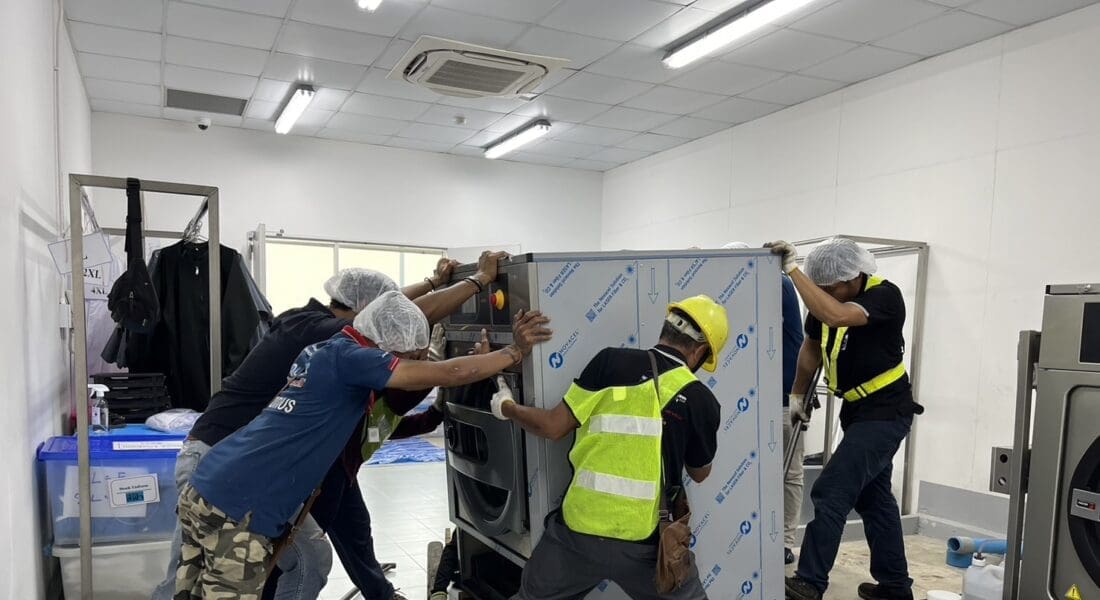 67063001 - งานติดตั้ง เครื่องซักผ้าอุตสาหกรรม เครื่องอบผ้าอุตสาหกรรม DOMUS - 18