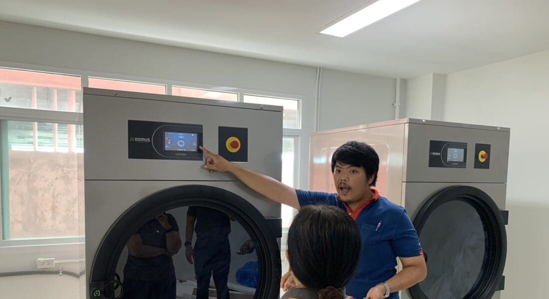 67072401 - งานติดตั้ง เครื่องอบผ้าอุตสาหกรรม DOMUS - 25