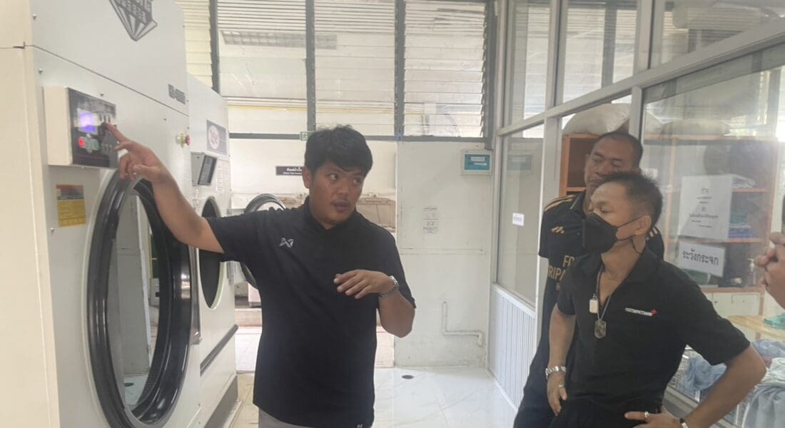 69092401 - งานติดตั้ง เครื่องอบผ้าอุตสาหกรรม YASEN - 15