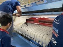 งานติดตั้งผ้าสักหลาดหุ้มลูกกลิ้งกดทับ - 16