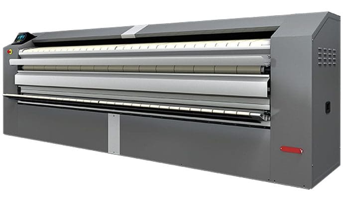 เครื่องรีดผ้าอุตสาหกรรม CM 650 พร้อมระบบพับผ้า