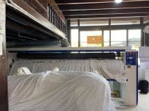 งานติดตั้งสายพานรีดผ้า NICHOLINE สำหรับเครื่องรีดผ้า