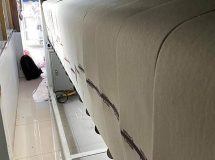 งานติดตั้งสายพานรีดผ้า NICHOLINE สำหรับเครื่องรีดผ้า