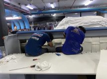 งานติดตั้งสายพานรีดผ้า NICHOLINE สำหรับเครื่องรีดผ้า ELECTROLUX - 10