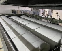 งานติดตั้งผ้าสักหลาดหุ้มลูกกลิ้ง NICHOLINE สำหรับเครื่องรีดผ้าแบบกระทะ - 20