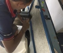 งานติดตั้ง ผ้าสักหลาดหุ้มลูกกลิ้ง NICHOLINE สำหรับเครื่องรีดผ้าแบบกระทะ - 30