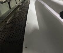 งานติดตั้งผ้าสักหลาดหุ้มลูกกลิ้ง NICHOLINE สำหรับเครื่องรีดผ้าแบบกระทะ - 4