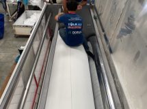 งานติดตั้งผ้าสักหลาดหุ้มลูกกลิ้ง NICHOLINE สำหรับเครื่องรีดผ้าแบบกระทะ IMAGE - 12