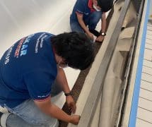 งานติดตั้งผ้าสักหลาดหุ้มลูกกลิ้ง NICHOLINE สำหรับเครื่องรีดผ้าแบบกระทะ IMAGE - 29