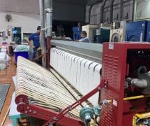 งานติดตั้งสายพานรีดผ้า NICHOLINE และเทปพันลูกกลิ้ง VERTEX สำหรับเครื่องรีดผ้า TOLKAR - 10