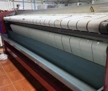 งานติดตั้งสายพานรีดผ้า NICHOLINE และเทปพันลูกกลิ้ง VERTEX สำหรับเครื่องรีดผ้า TOLKAR - 15