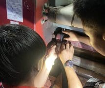 งานติดตั้งสายพานรีดผ้า NICHOLINE และเทปพันลูกกลิ้ง VERTEX สำหรับเครื่องรีดผ้า TOLKAR - 7