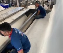 งานติดตั้ง ผ้าสักหลาดหุ้มลูกกลิ้ง VERTEX สำหรับเครื่องรีดผ้าแบบกระทะ IMAGE - 11