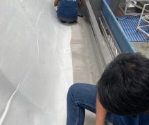 งานติดตั้ง ผ้าสักหลาดหุ้มลูกกลิ้ง VERTEX สำหรับเครื่องรีดผ้าแบบกระทะ IMAGE - 23