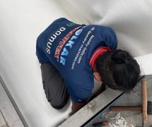 งานติดตั้ง ผ้าสักหลาดหุ้มลูกกลิ้ง VERTEX สำหรับเครื่องรีดผ้าแบบกระทะ IMAGE - 25