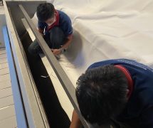 งานติดตั้ง ผ้าสักหลาดหุ้มลูกกลิ้ง VERTEX สำหรับเครื่องรีดผ้าแบบกระทะ IMAGE - 36