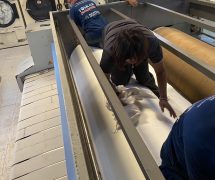 งานติดตั้ง ผ้าสักหลาดหุ้มลูกกลิ้ง VERTEX สำหรับเครื่องรีดผ้าแบบกระทะ IMAGE - 41