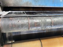 งานติดตั้งเทปพันลูกกลิ้ง VERTEX สำหรับเครื่องรีดผ้าแบบสายพาน - 2