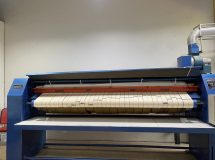 งานติดตั้งสายพานป้อนผ้า ผ้าสักหลาดหุ้มลูกกลิ้ง VERTEX เครื่องรีดผ้า CHICAGO - 66022301 - 16