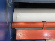 งานติดตั้งสายพานป้อนผ้า ผ้าสักหลาดหุ้มลูกกลิ้ง VERTEX เครื่องรีดผ้า CHICAGO - 66022301 - 6