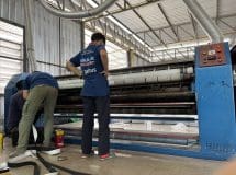 สายพานป้อนผ้า สายพานรีดผ้า เทปพันลูกกลิ้ง สำหรับเครื่องรีดผ้าแบบสายพาน - 10