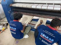 สายพานป้อนผ้า สายพานรีดผ้า เทปพันลูกกลิ้ง สำหรับเครื่องรีดผ้าแบบสายพาน - 16