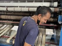 สายพานป้อนผ้า สายพานรีดผ้า เทปพันลูกกลิ้ง สำหรับเครื่องรีดผ้าแบบสายพาน - 4