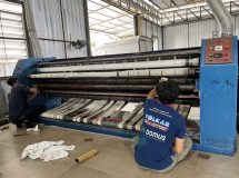 สายพานป้อนผ้า สายพานรีดผ้า เทปพันลูกกลิ้ง สำหรับเครื่องรีดผ้าแบบสายพาน - 6