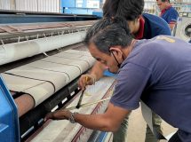 สายพานป้อนผ้า สายพานรีดผ้า เทปพันลูกกลิ้ง สำหรับเครื่องรีดผ้าแบบสายพาน - 8