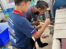 สายพานป้อนผ้า สายพานรีดผ้า เทปพันลูกกลิ้ง สำหรับเครื่องรีดผ้าแบบสายพาน - 9