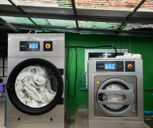 งานติดตั้ง เครื่องซักสลัดผ้าอุตสาหกรรม เครื่องอบผ้าอุตสาหกรรม DOMUS - 1