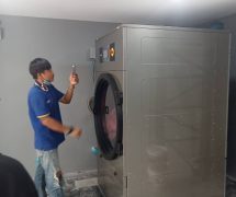 งานติดตั้ง เครื่องอบผ้าอุตสาหกรรม DOMUS - 5