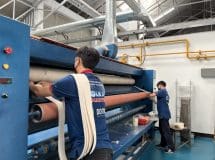 งานติดตั้งสายพานป้อนผ้าคอตตอน และ สายพานรีดผ้า NICHOLINE สำหรับเครื่องรีดผ้า CHICAGO - 2