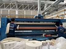 งานติดตั้งสายพานป้อนผ้าคอตตอน และ สายพานรีดผ้า NICHOLINE สำหรับเครื่องรีดผ้า CHICAGO - 3