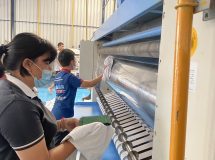 66030601 - สายพานรีดผ้า NICHOLINE เครื่องรีดผ้าแบบสายพาน IMAGE - 1