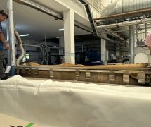 66052001 - ผ้าสักหลาดหุ้มลูกกลิ้ง NICHOLINE เครื่องรีดผ้าแบบกระทะ - 3