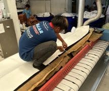 66052001 - ผ้าสักหลาดหุ้มลูกกลิ้ง NICHOLINE เครื่องรีดผ้าแบบกระทะ - 5