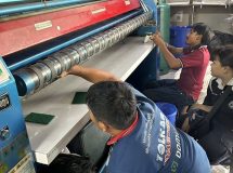 66061501 - สายพานป้อนผ้า สายพานรีดผ้า NICHOLINE เครื่องรีดผ้า IMAGE - 5