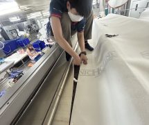 67052201 - งานติดตั้ง ผ้าสักหลาดหุ้มลูกกลิ้ง NICHOLINE เครื่องรีดผ้าแบบกระทะ BMM WESTON - 5