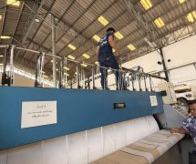 69040801 - งานติดตั้ง ผ้าสักหลาดหุ้มลูกกลิ้ง NICHOLINE เครื่องรีดผ้าแบบกระทะ IMAGE - 14