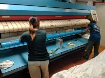 69051501 - สายพานป้อนผ้า VERTEX เทปพันลูกกลิ้ง เครื่องรีดผ้าแบบสายพาน IMAGE - 7